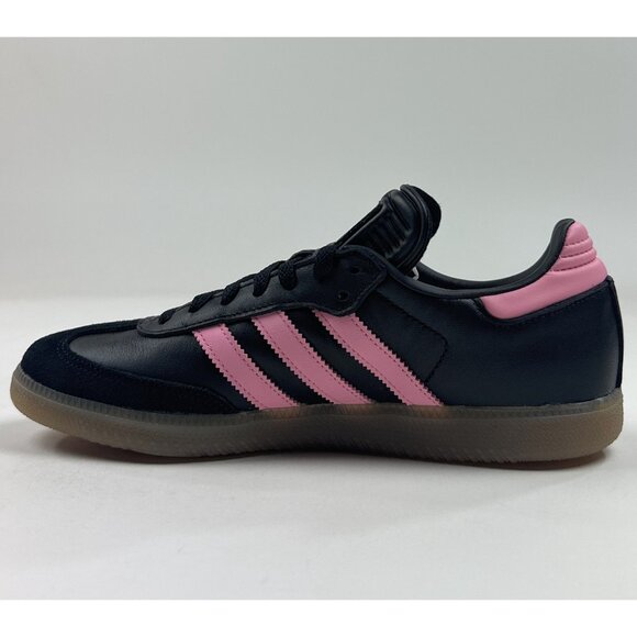 Adidas Samba Lionel Messi Mens 9 Black Pink Shoes Athletic Inter Miami JP7845 - Picture 3 of 9